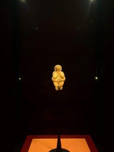 We visited the Natural History Museum of Vienna that featured the estimated 25,000 - 30,000 year old Venus of Willendorf figurine